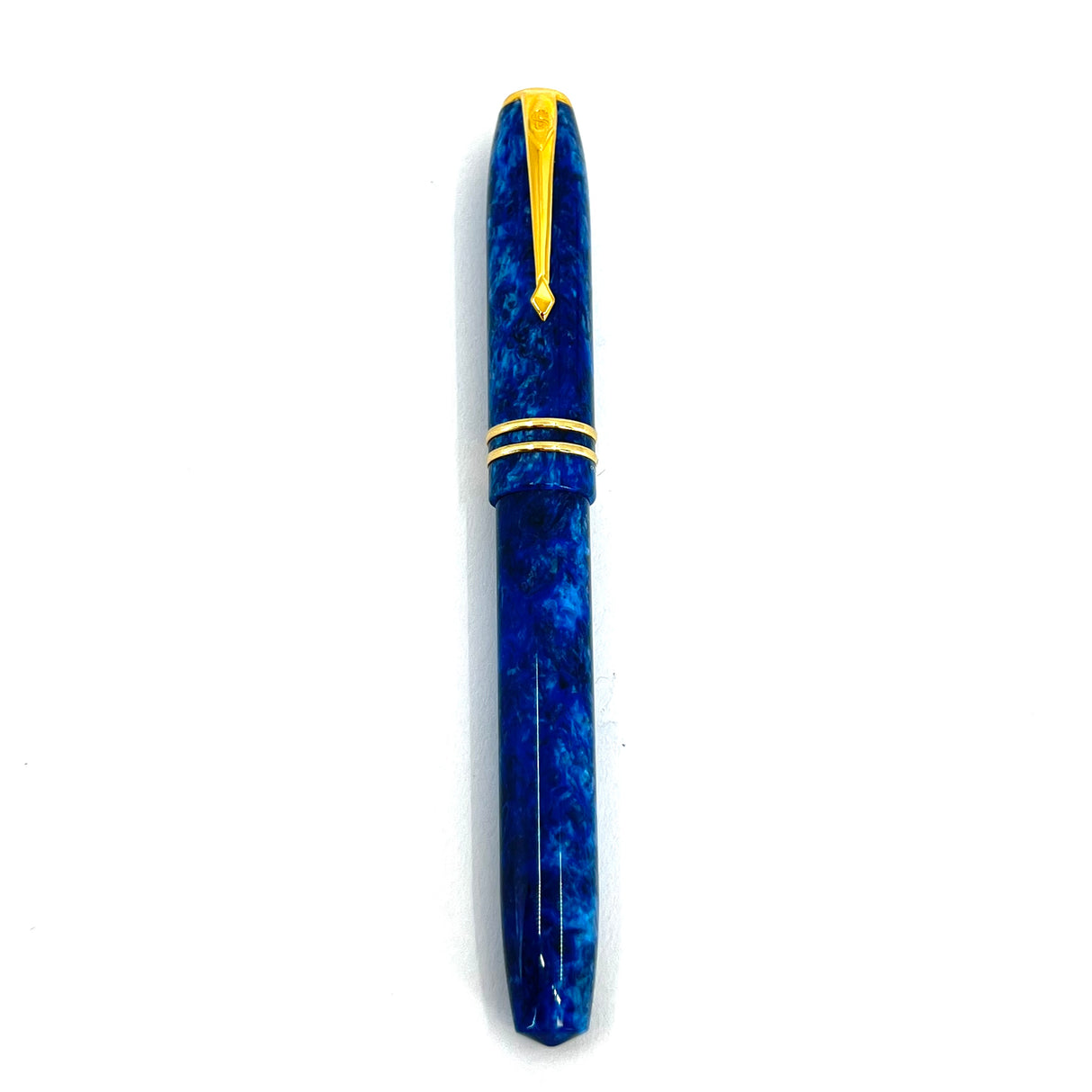 Conway Stewart Dinkie Marbled Blue Fountain Pen