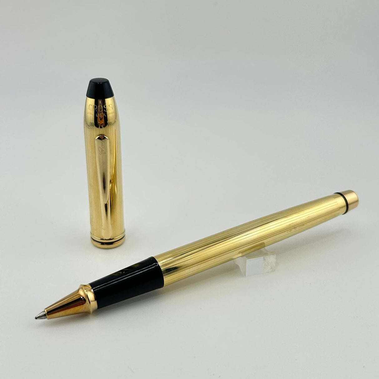 Cross Townsend Gold Plated - Made in USA circa 1990 - Roller Ball