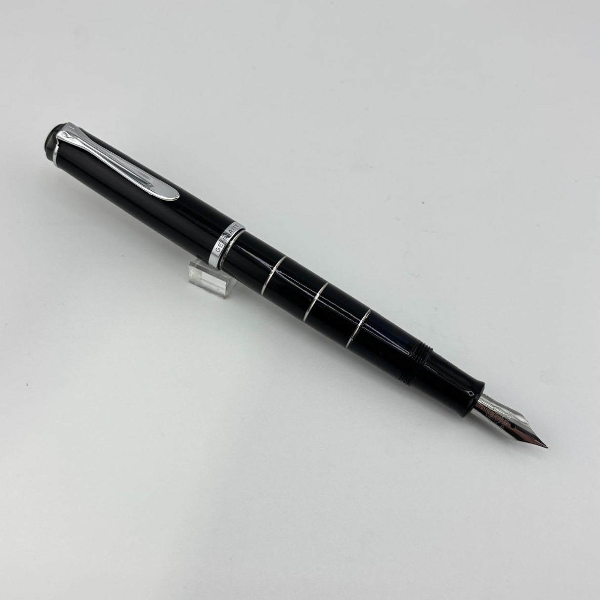 Pelikan Classic M215 Black with Silver Rings - Fountain Pen