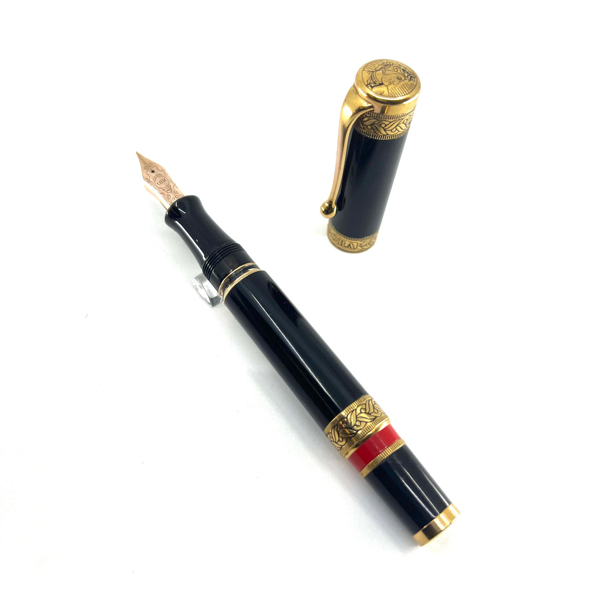 Aurora Dante's Inferno Limited Edition Fountain Pen #464 of 1265 - Fine 18kt Gold Nib