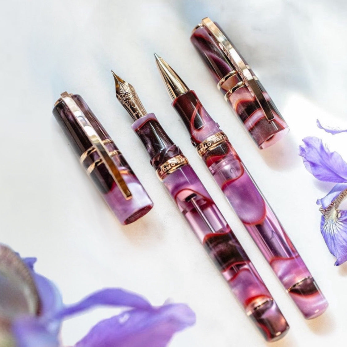 Visconti Homo Sapiens Iris Garden Limited Edition - Rollerball