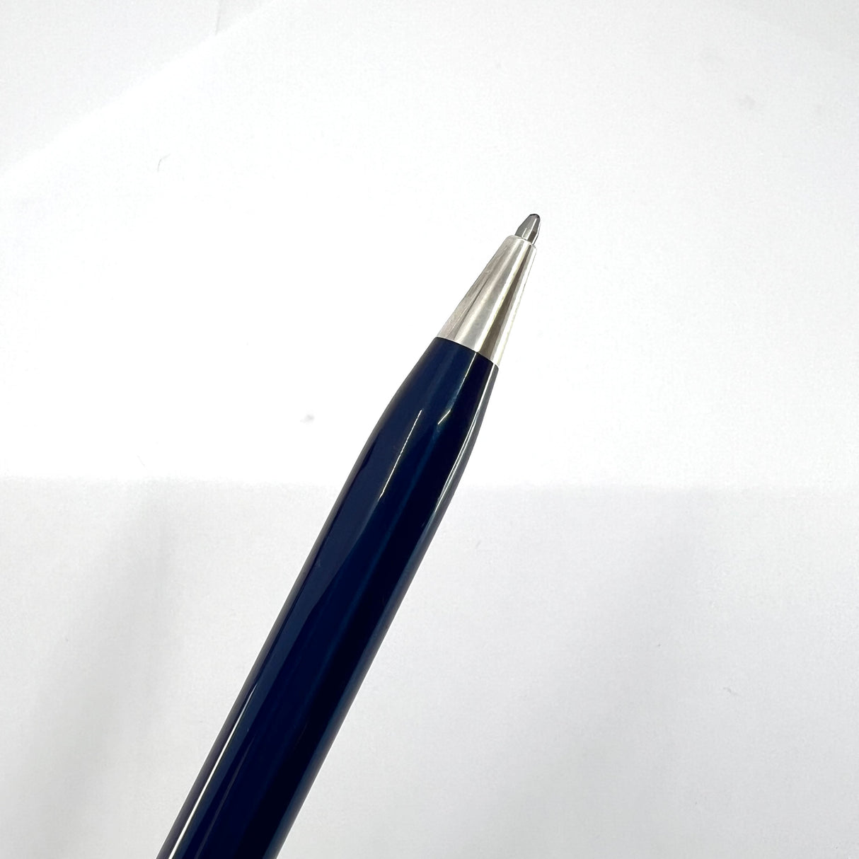 Cross Century II Sterling Silver Cap/Translucent Blue Barrel Ballpoint Pen - Made in USA