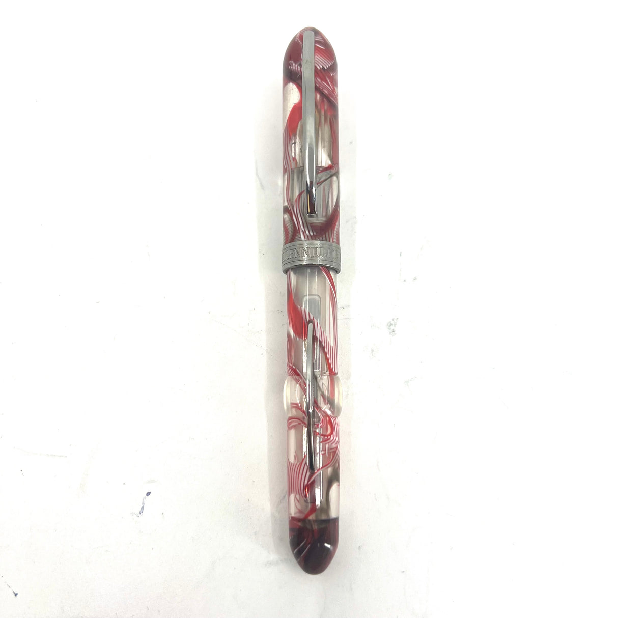 Visconti Millennium One Red Streaked Transparent Limited Edition Fountain Pen