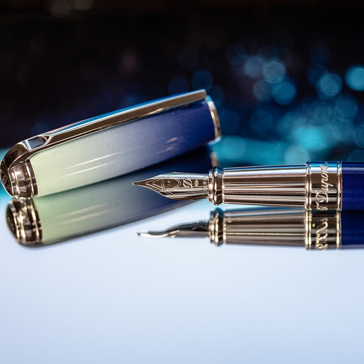 S.T Dupont Line D La Mer Gradient Collection - Fountain Pen