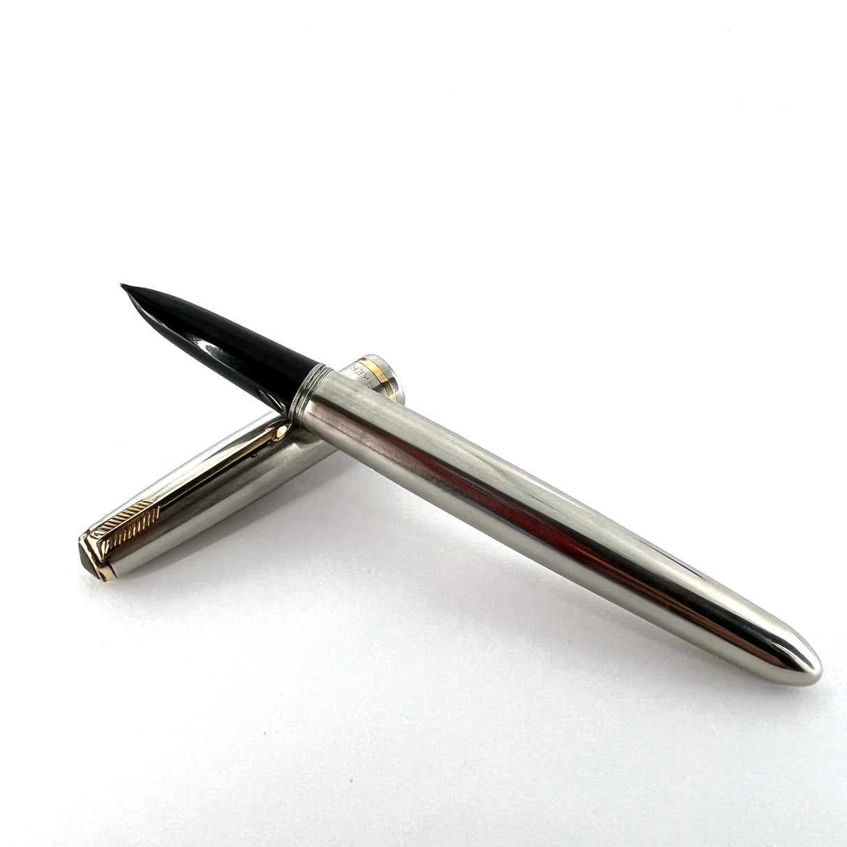 Parker 51 Aerometric Flighter Full Stainless Steel Set