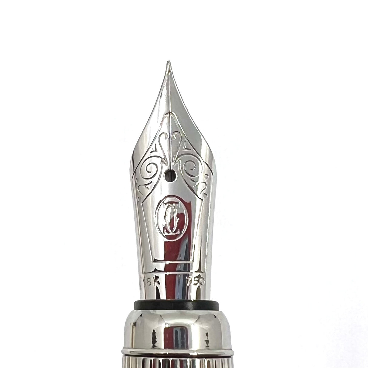 Louis Cartier Dandy Ebony Wood Body - Limited Edition Fountain Pen - Fine 18kt Gold Nib