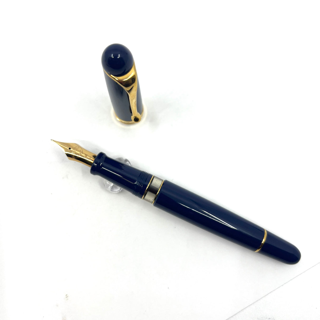 Aurora Large #88 Navy Blue 70th Anniversary Limited Edition Fountain Pen - Flexy Fine 14K Nib