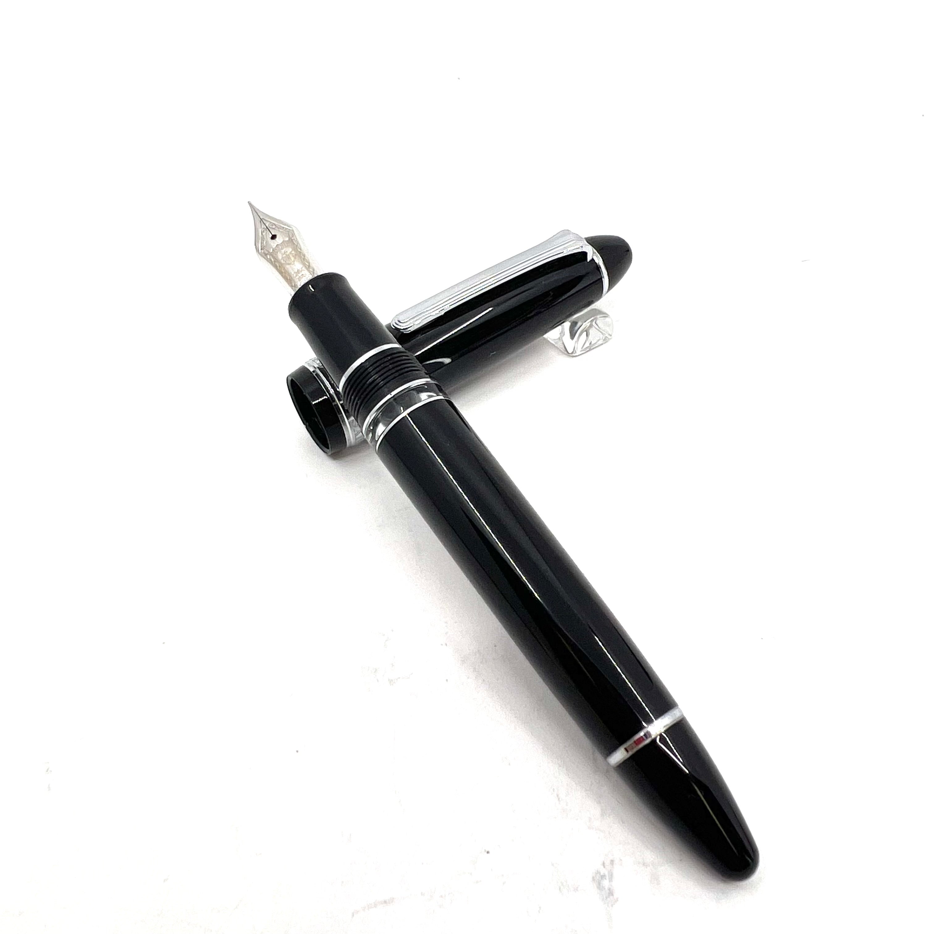 Sailor 1911 Black REALO Silver Trim Fountain Pen