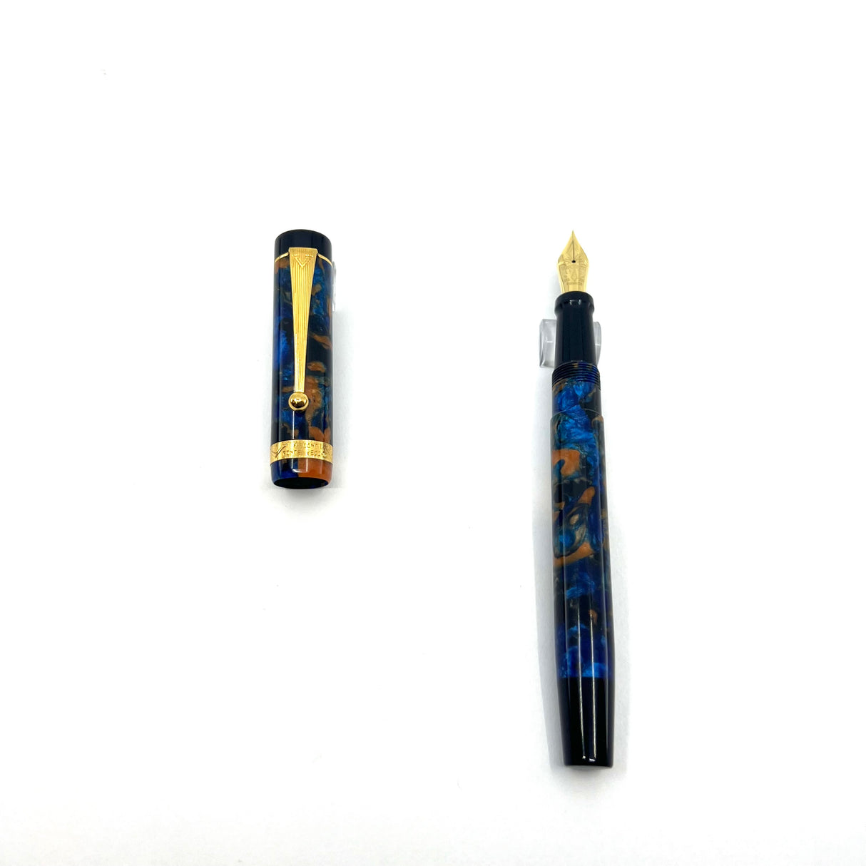 Visconti Ponte Vecchio Pompei Blue Celluloid Fountain Pen