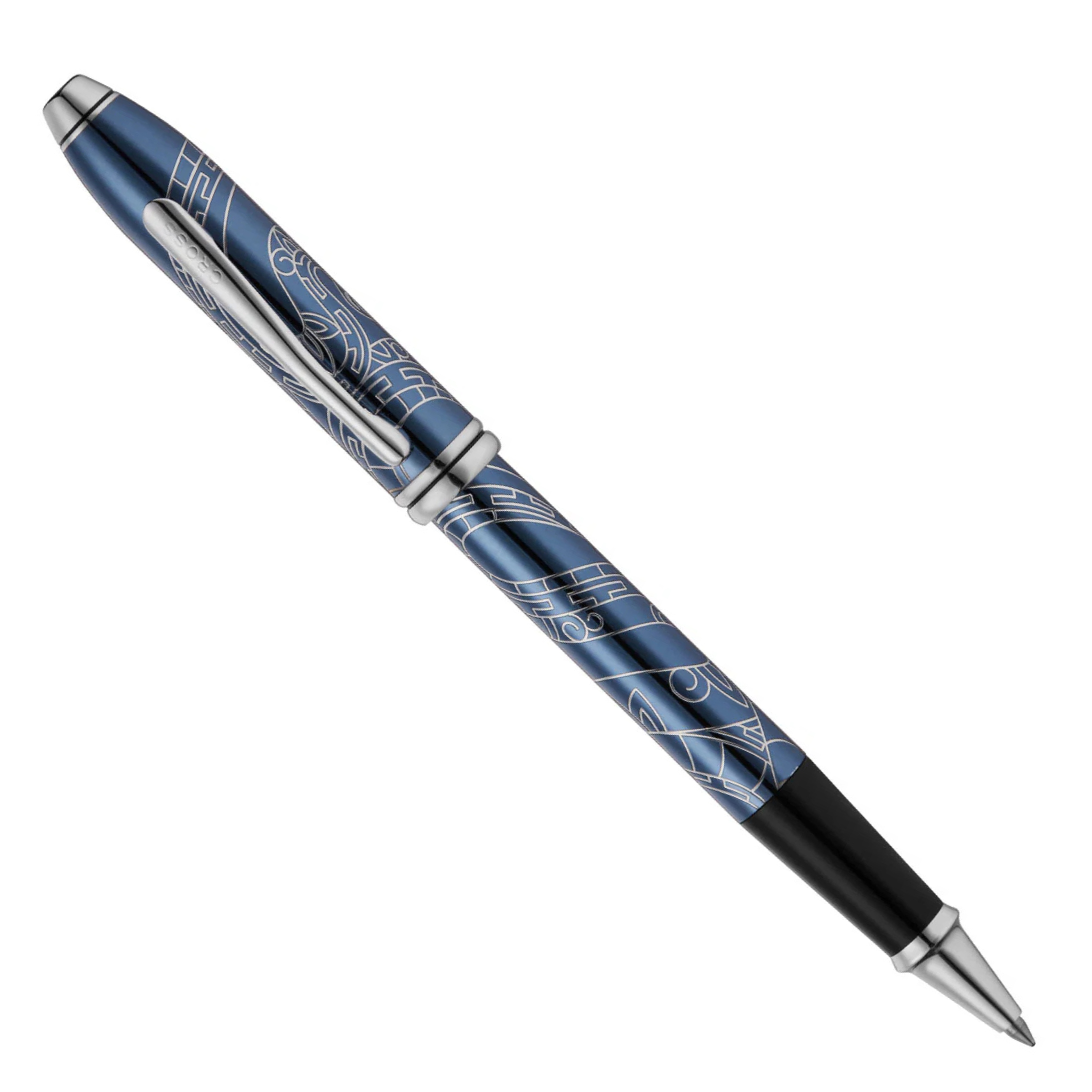 Cross Townsend® Zodiac Year of the Snake Blue Lacquer Rollerball Pen
