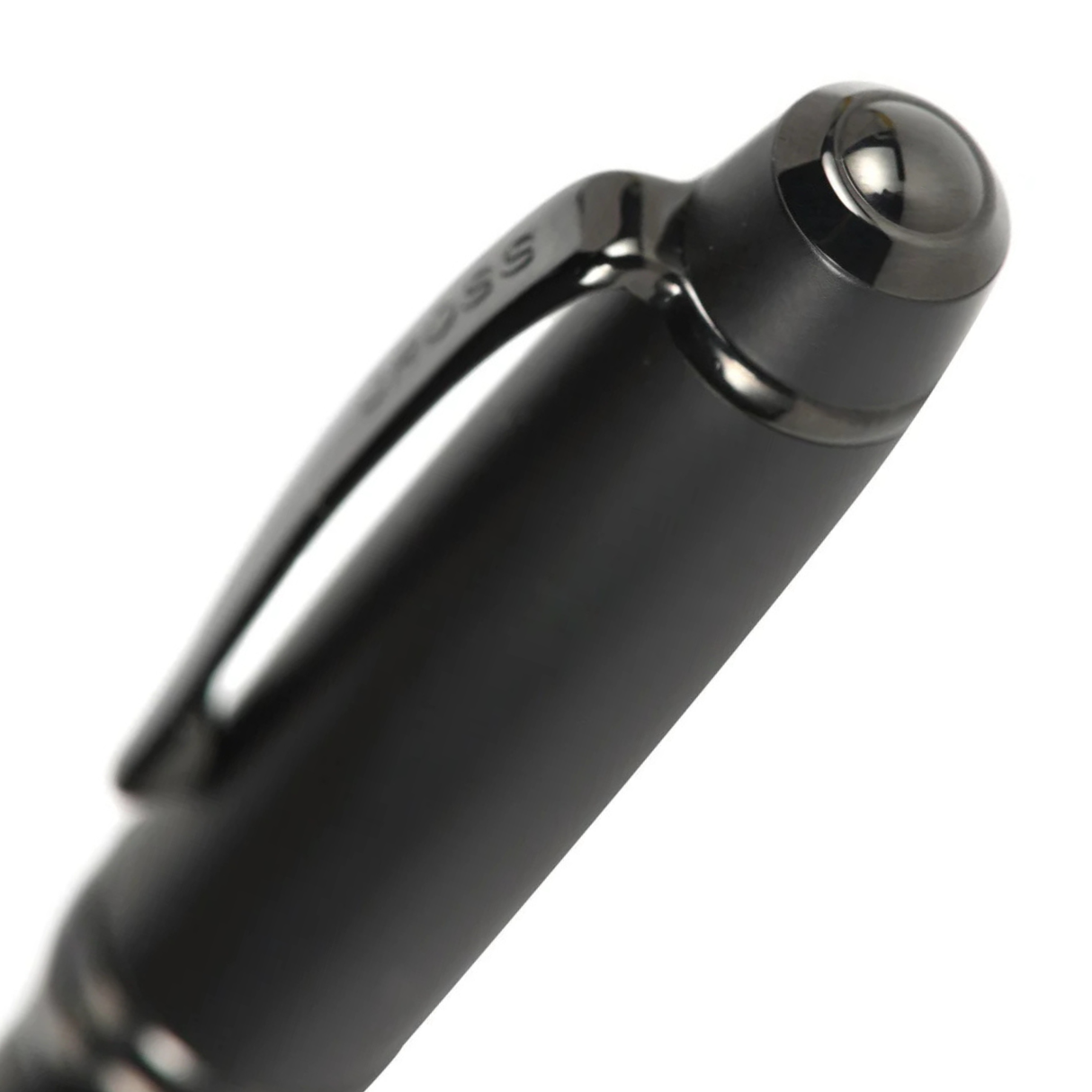 Cross Bailey Matte Black Lacquer Stainless Steel Medium Nib Fountain Pen