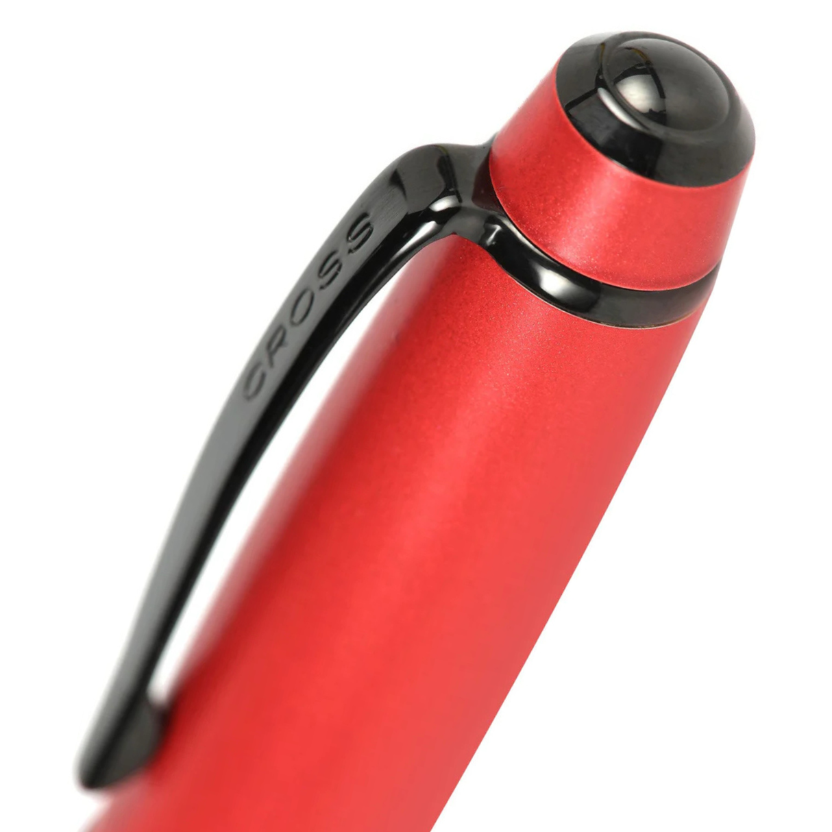 Cross Bailey Matte Red Lacquer Stainless Steel Fine Nib Fountain Pen