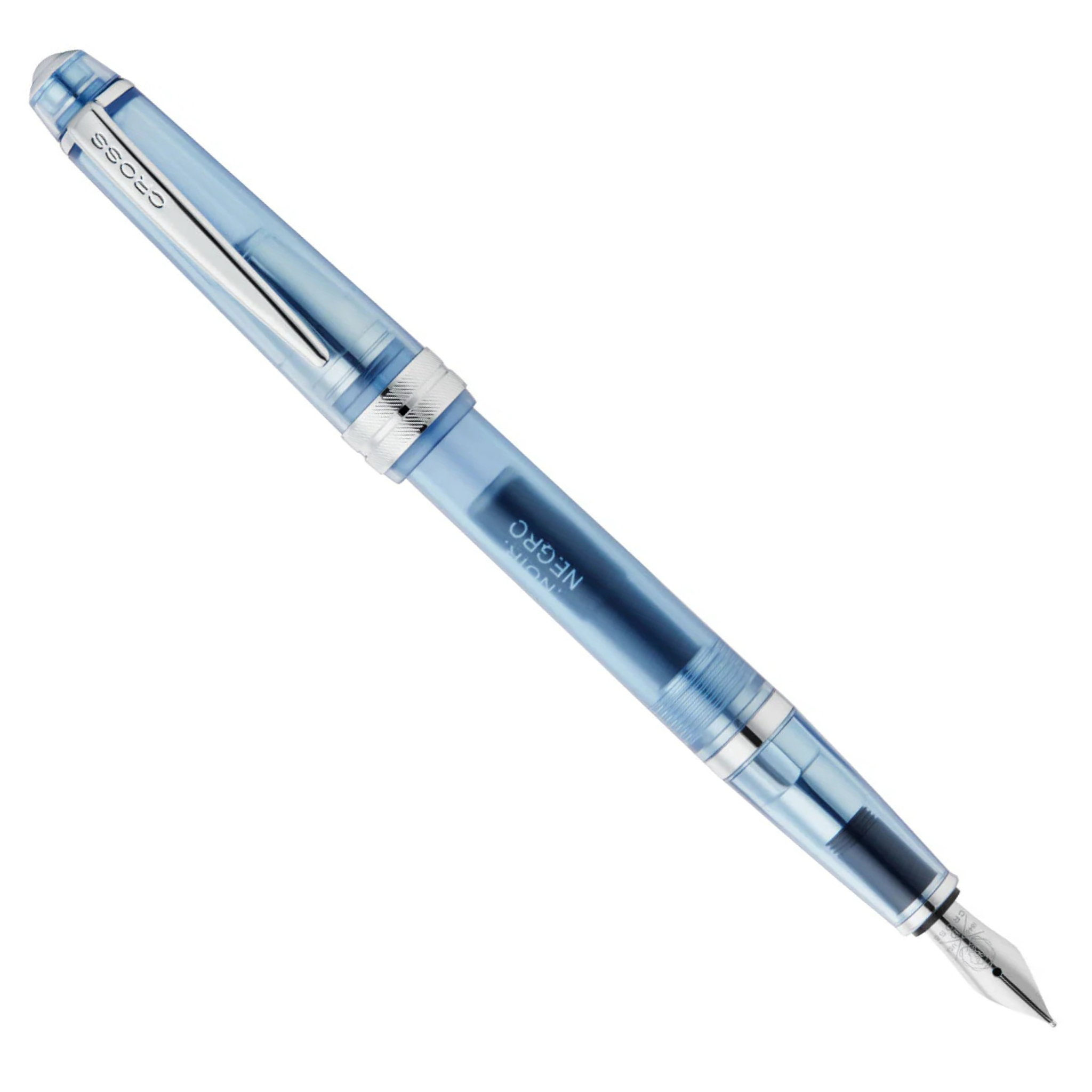 Cross Bailey Light Translucent Navy-Blue Resin - Fountain Pen