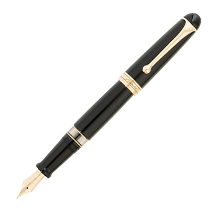 Aurora 88 Gold Trim/Black Barrel - Large Fountain Pen
