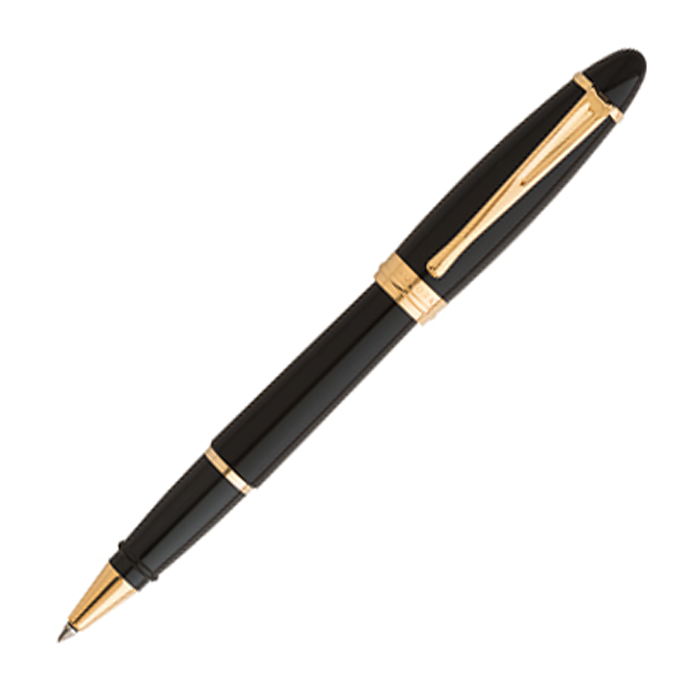Aurora Ipsilon Classic and Metallic Classic Black - Rollerball