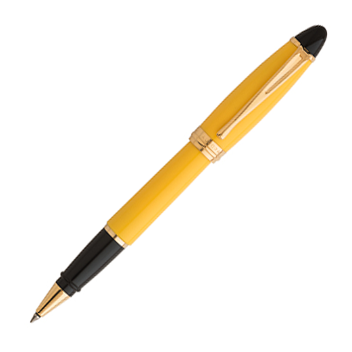 Aurora Ipsilon Classic and Metallic Sunny Yellow - Rollerball