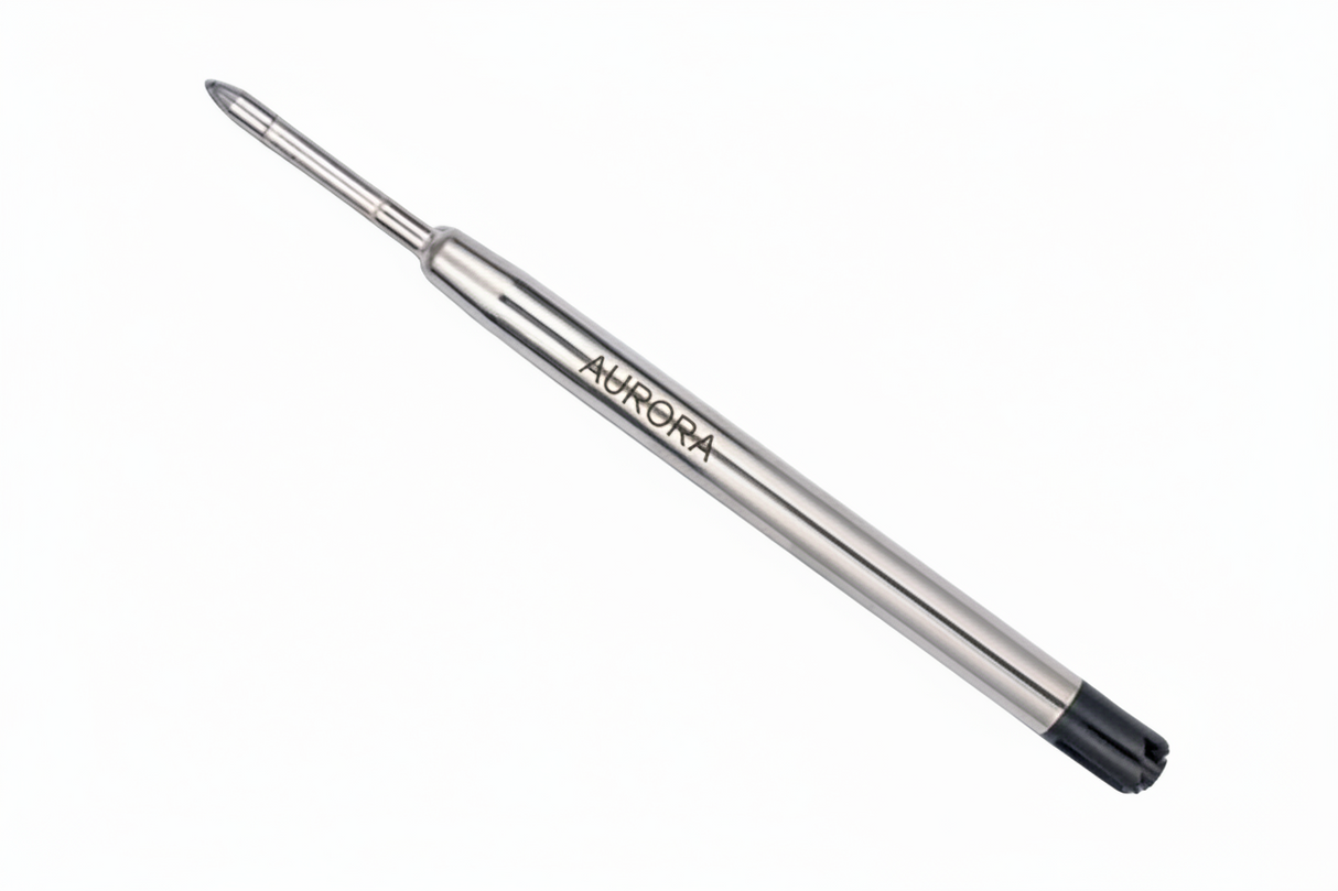 Aurora Long Life Ballpoint Pen Refill in Black Broad