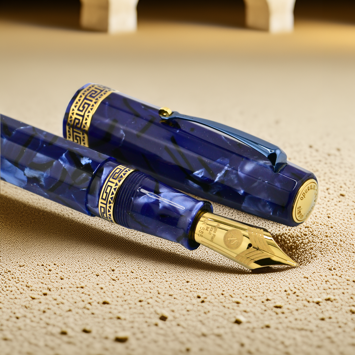 Armando Simoni Club Gran Gladiator Blue La Royale Fountain Pen Collection
