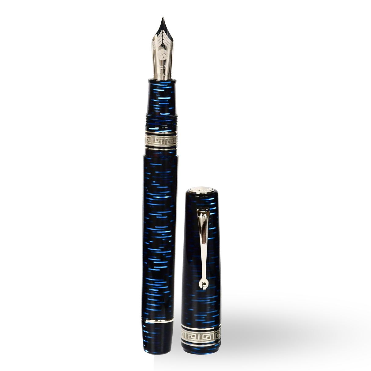 ASC Bologna Extra Blue "Wall Street" Skyscraper Limited Edition Fountain Pen Collection
