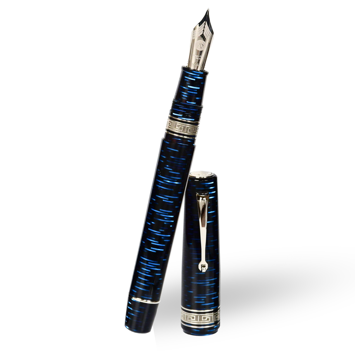 ASC Bologna Extra Blue "Wall Street" Skyscraper Limited Edition Fountain Pen Collection