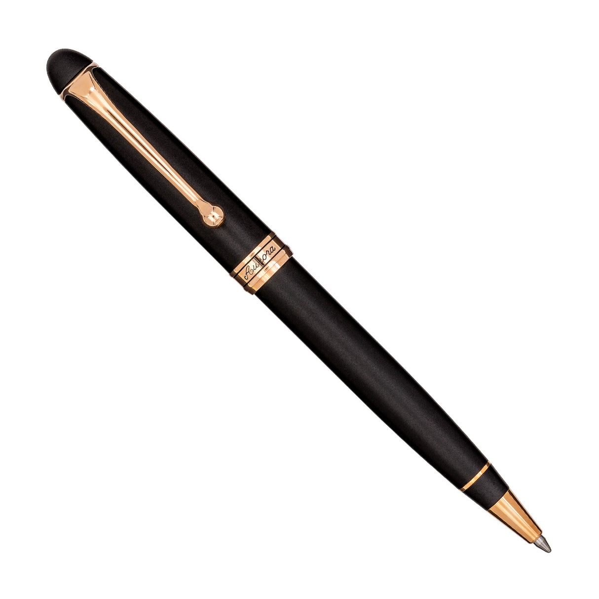 Aurora 88 Satin w/Rose Gold Trim Large - Ballpoint