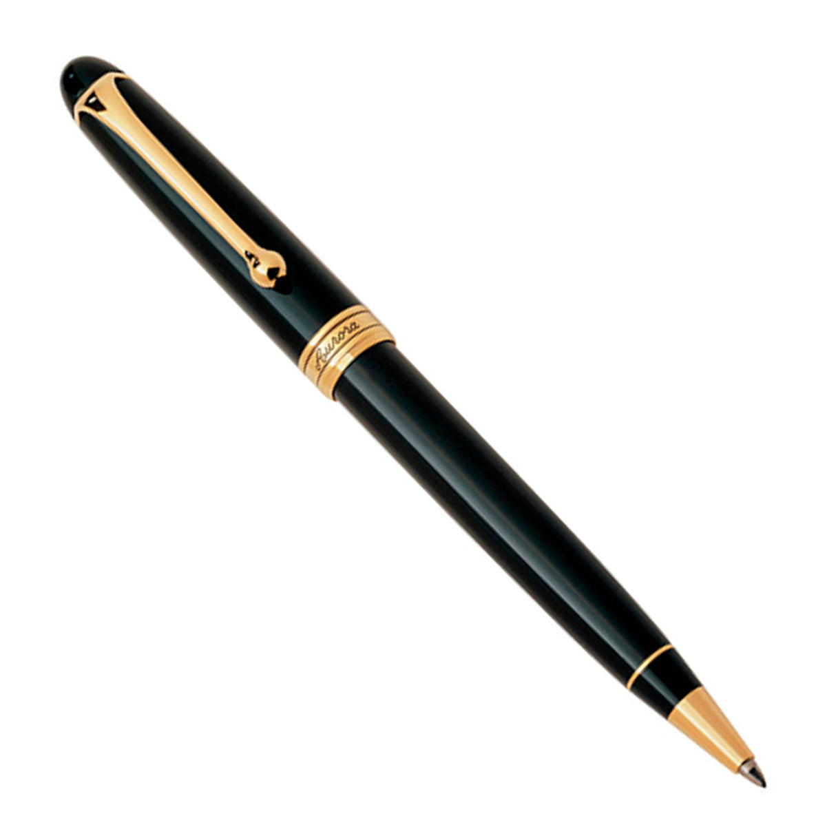 Aurora 88 Gold Plated Black Resin Ballpoint