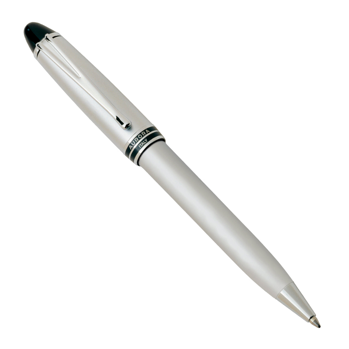 Aurora Ipsilon Metal All Chrome Cap and Barrel Satin Finish Ballpoint