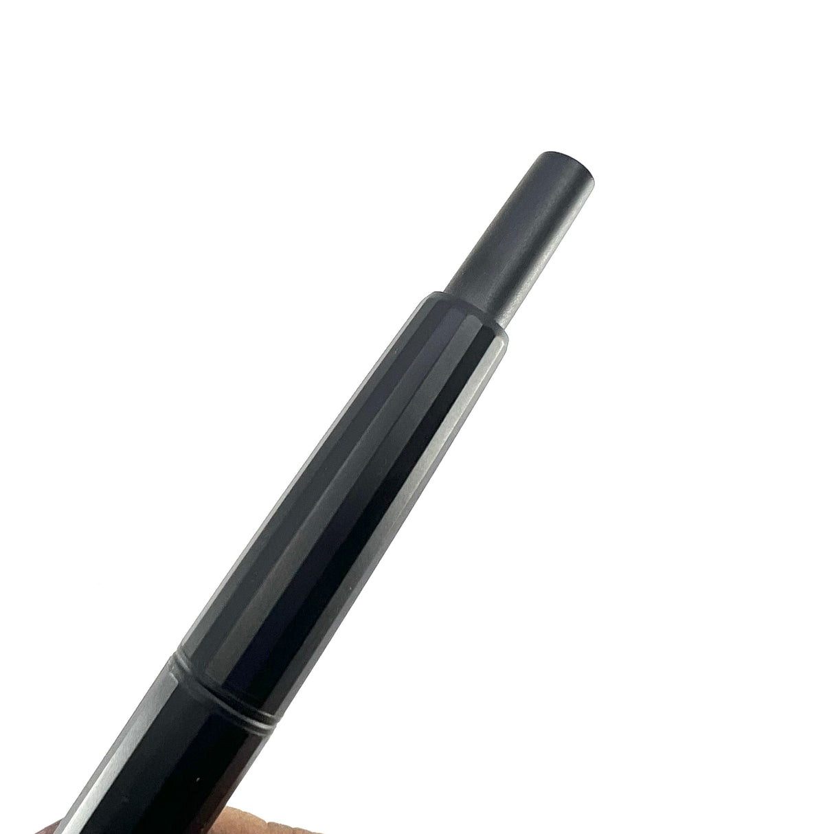 Pilot Namiki Black Matte Vanishing Point Fountain Pen - Classic Style Multi-Facetted Body - Circa 1995 - Medium 14kt Gold Nib