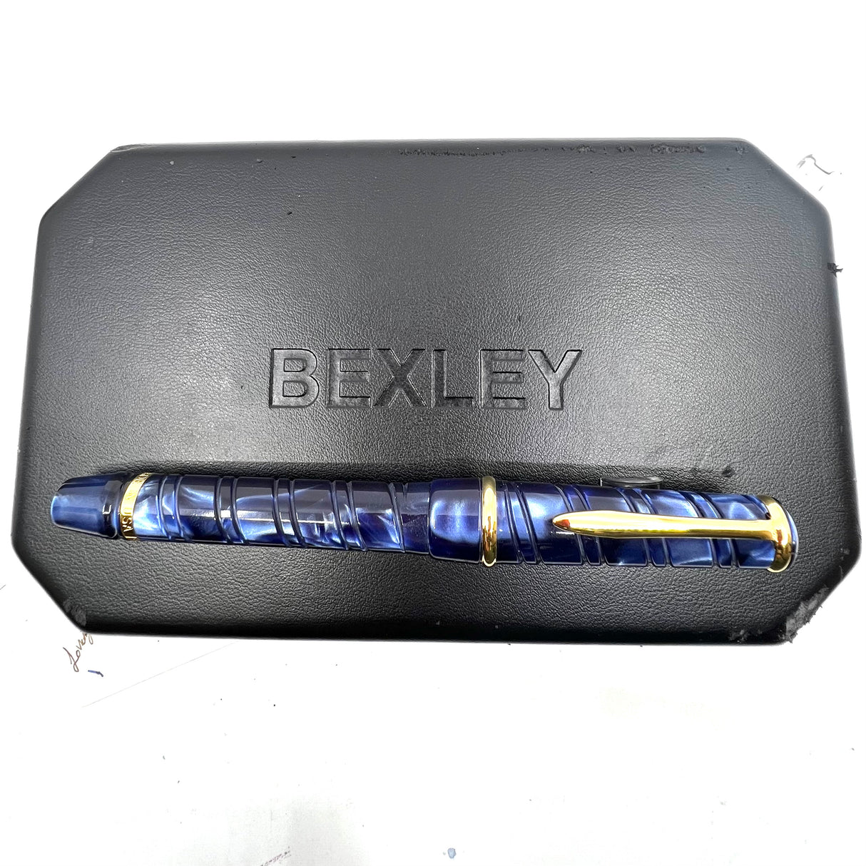 Bexley Cable Twist Collection Blue Pearl 347/1000 Limited Edition Fountain Pen