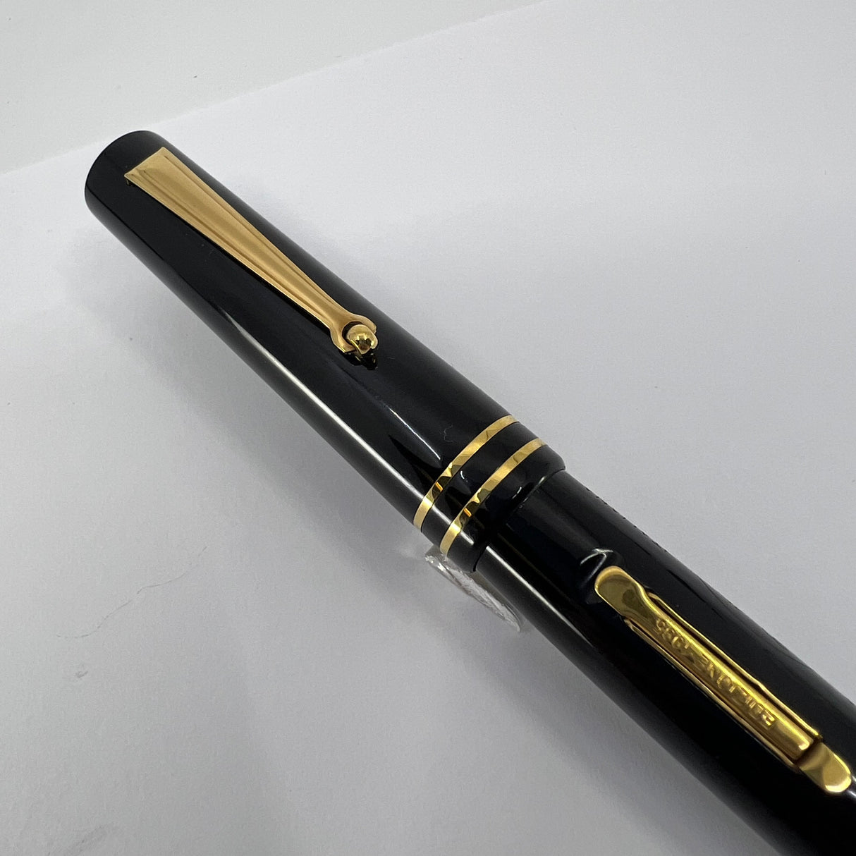 Delta Special Edition Astra Black Ebonite Fountain Pen (1995) - Medium 18kt Gold Nib