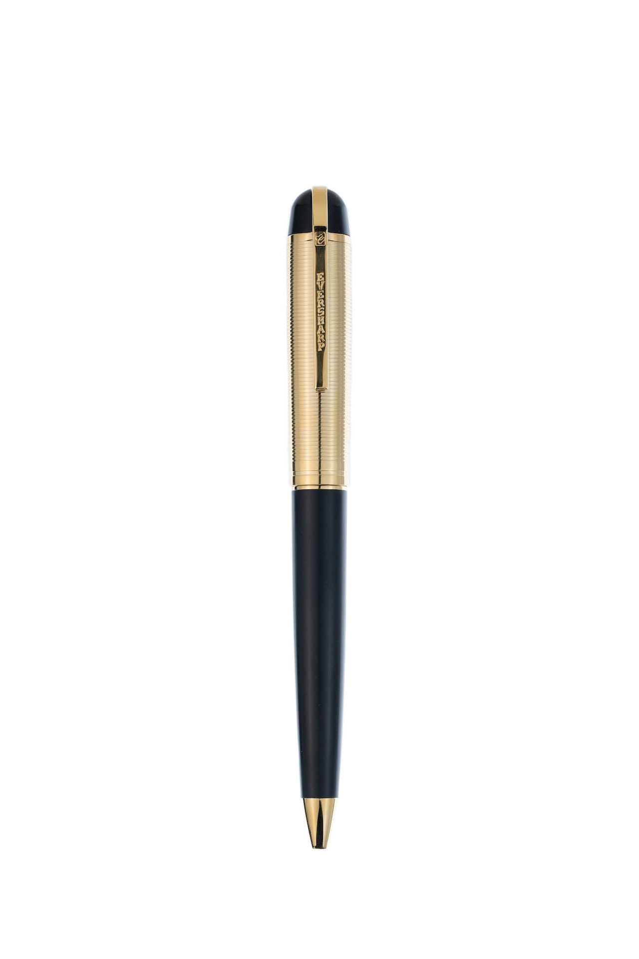 Wahl-Eversharp Skyline Black Presentation Gold Cap - Ballpoint Pen