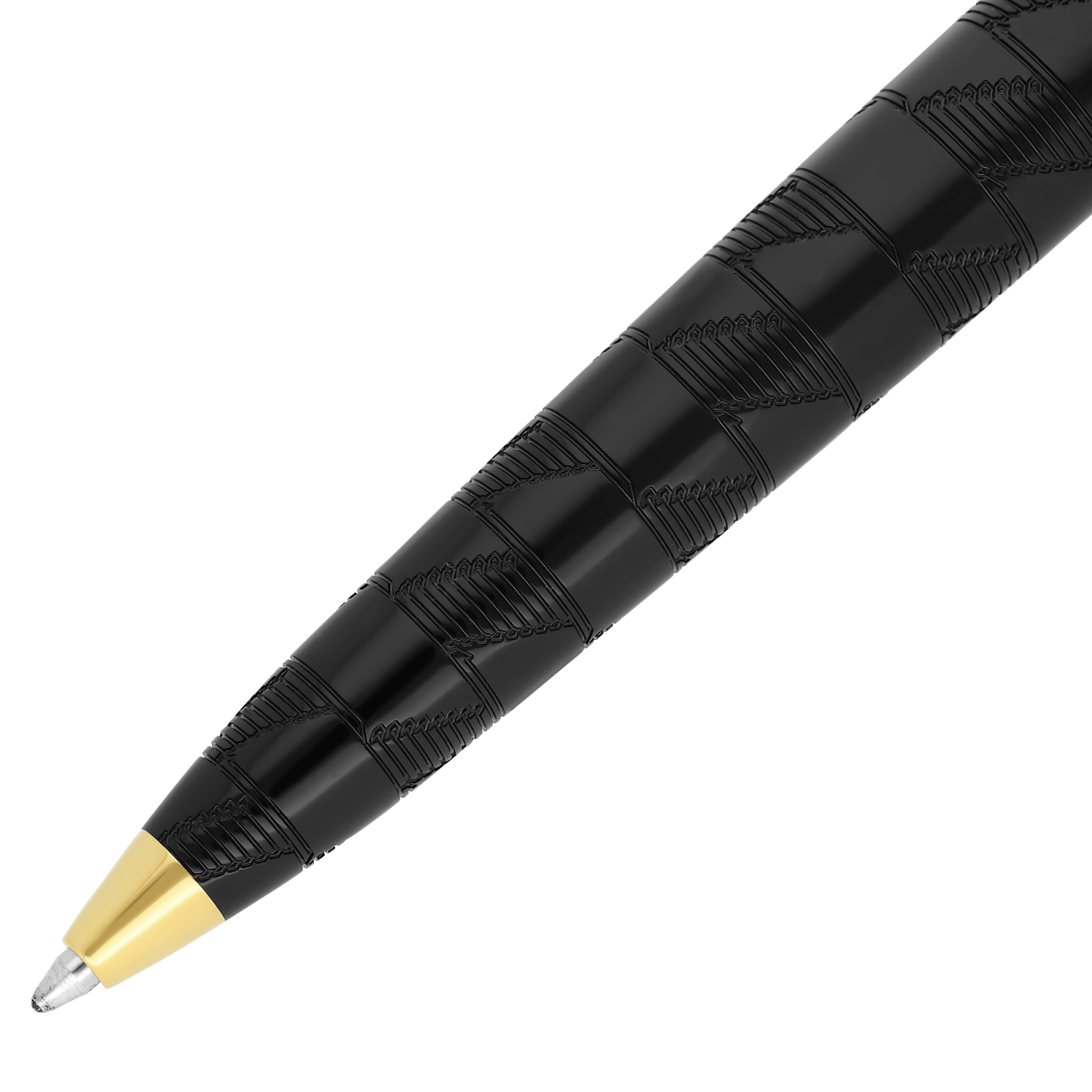 S.T. Dupont Monogram 1872 Eternity M Black & Gold Ballpoint