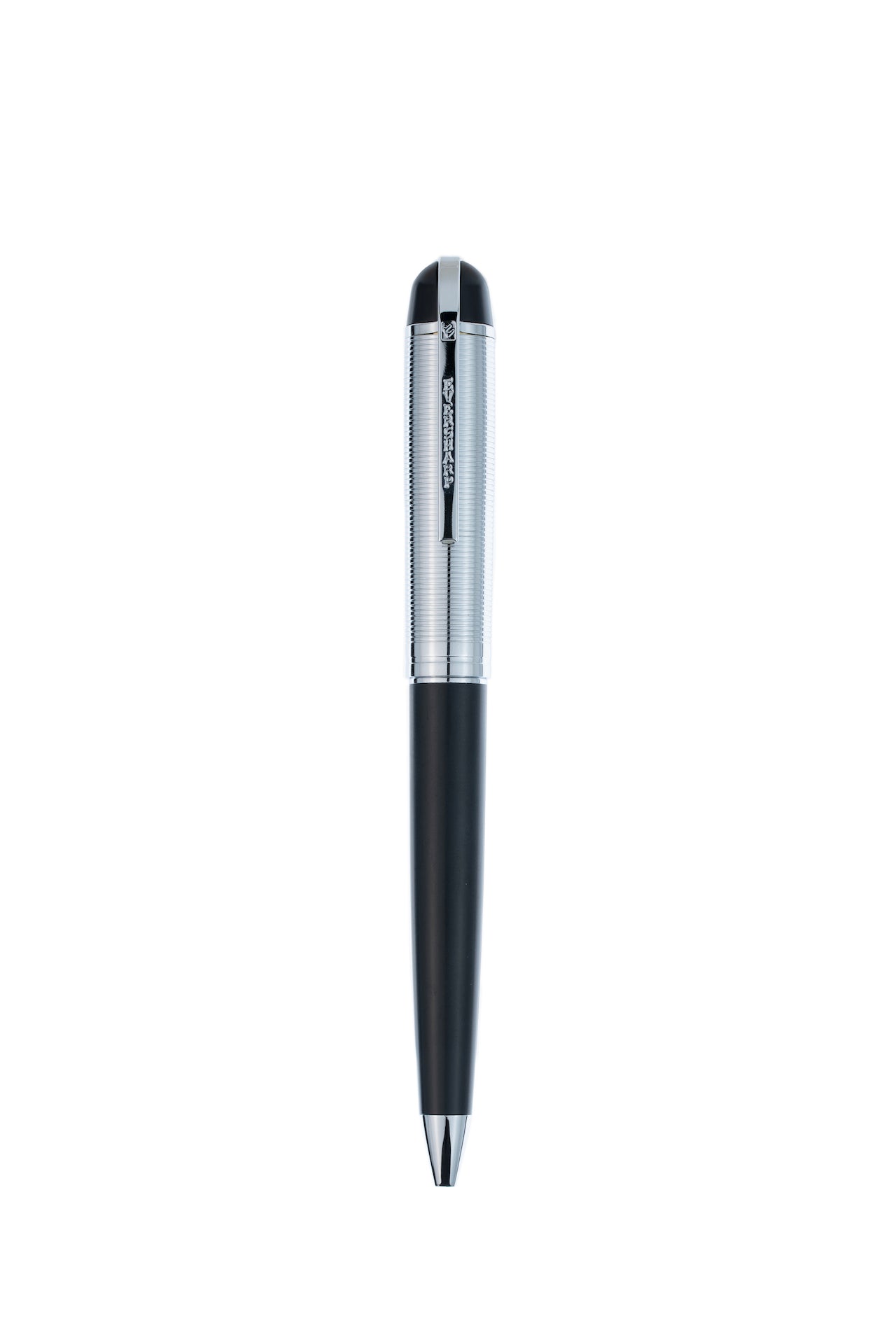 Wahl-Eversharp Skyline Black Silver Cap - Ballpoint Pen