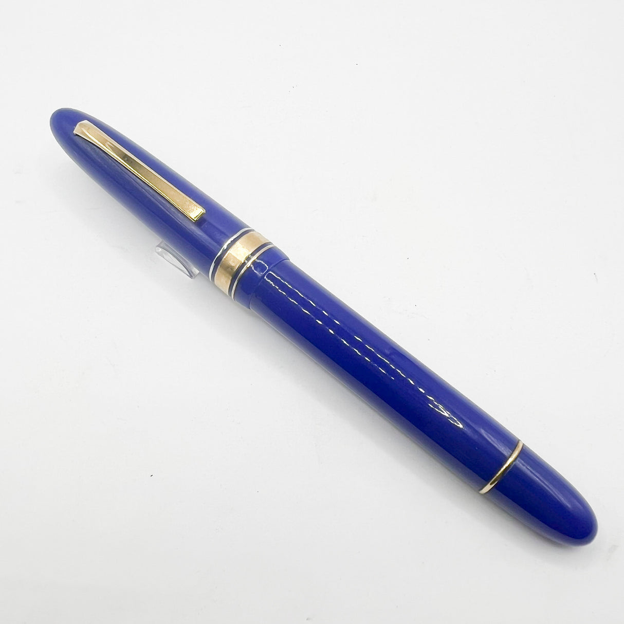 OMAS for Armando Simoni Club/1990's - Royal Blue Ogiva Extra Fountain Pen - Medium 18kt Gold Nib