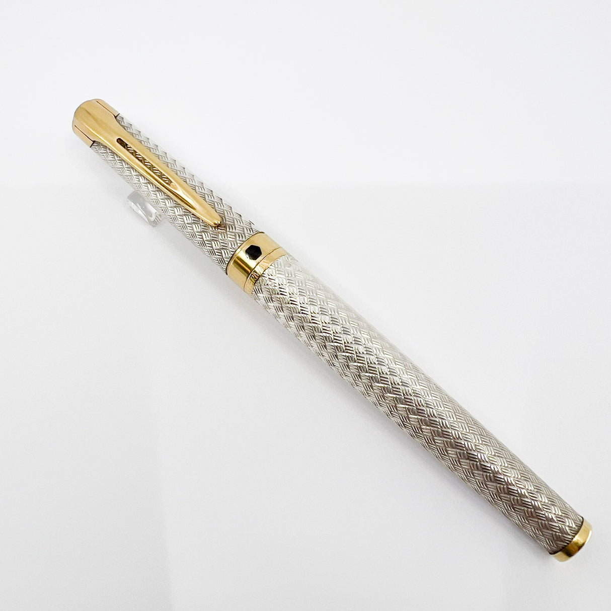 Waterman L'Etalon Sterling Silver Basketweave Design Rollerball