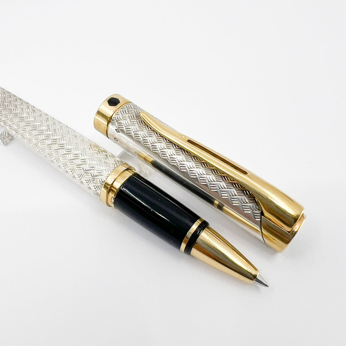 Waterman L'Etalon Sterling Silver Basketweave Design Rollerball