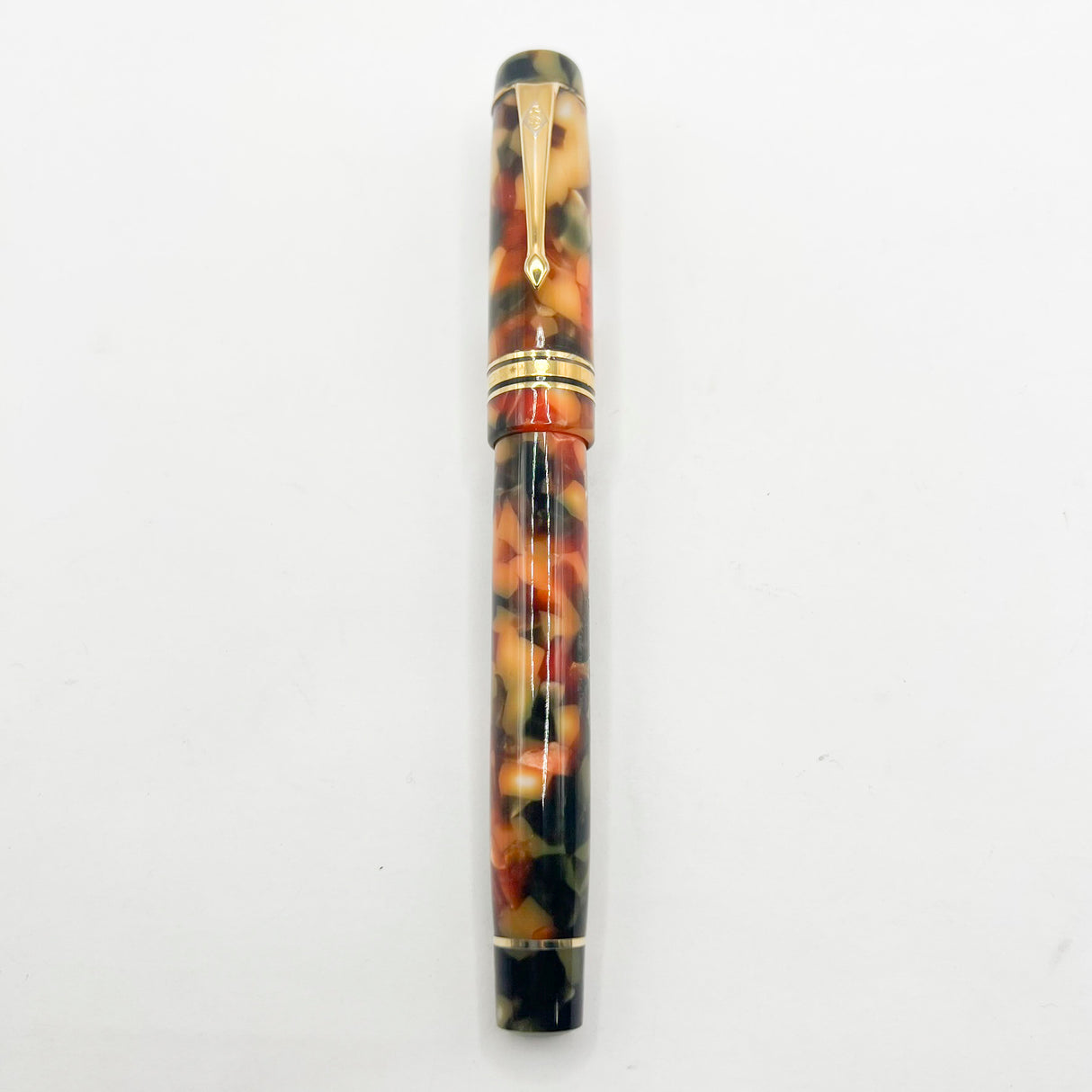 Conway Stewart Belliver Multi-Colored Fountain Pen - Flexible Fine Pave 18kt Gold Nib