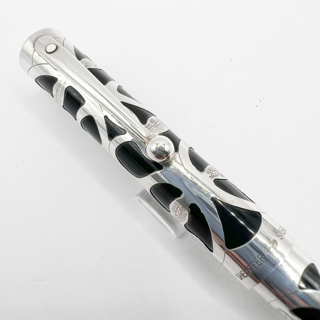 Sheaffer Nostalgia Sterling Silver Filigree Fountain Pen - Flexible Fine 18kt Gold Nib