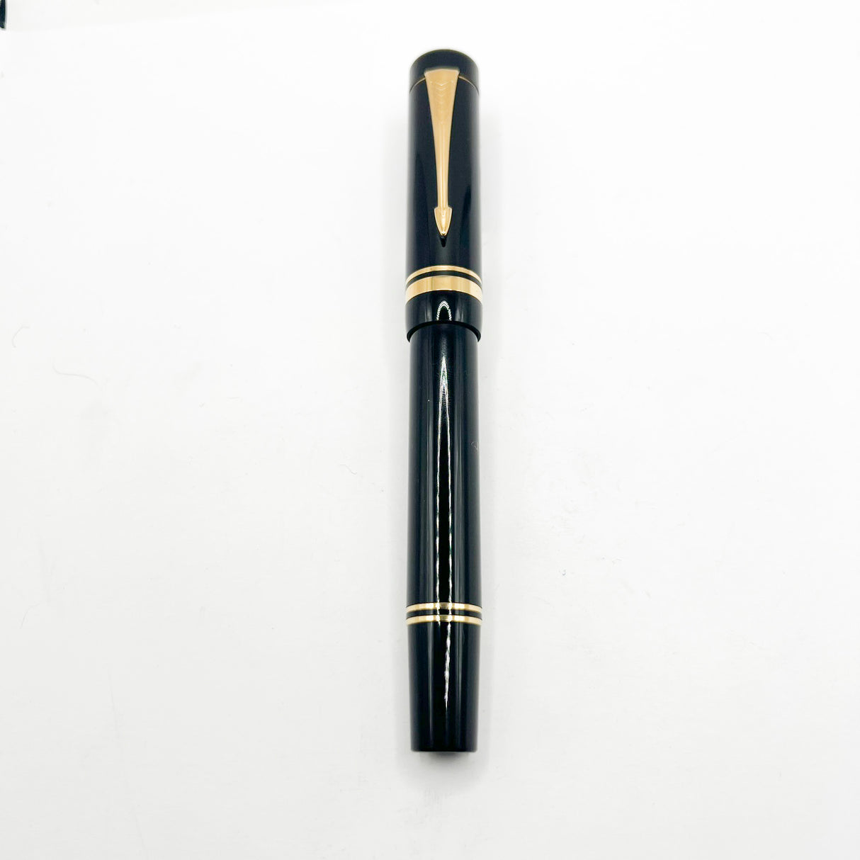 Parker “George Bush” 1989 Inaugural Black Duofold Centennial (Largest) Fountain Pen - Medium 18kt Gold Nib