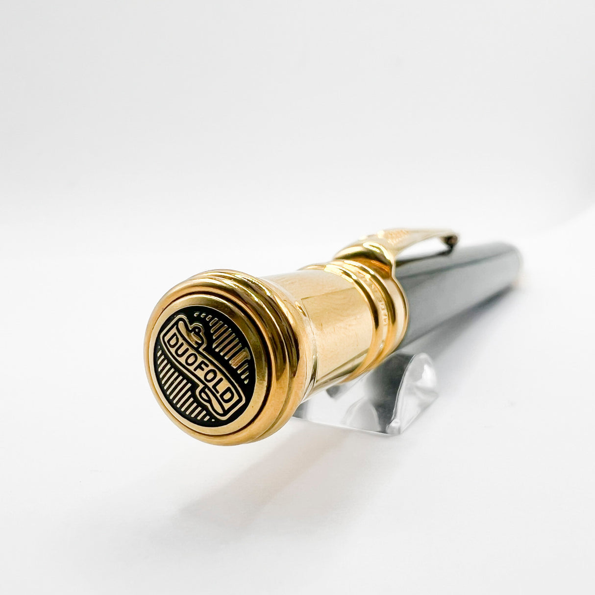 Parker Duofold Jade Marble (Grayish Green) Ballpoint Pen - Circa 2000