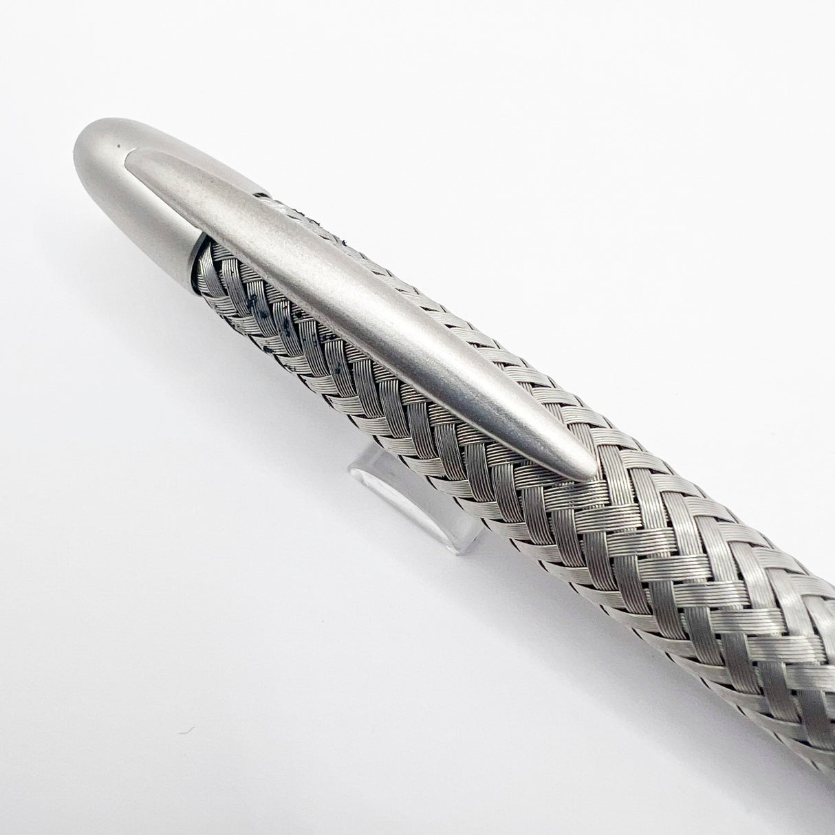 Porsche Design Tec-Flex Woven Stainless Steel Ballpoint Pen