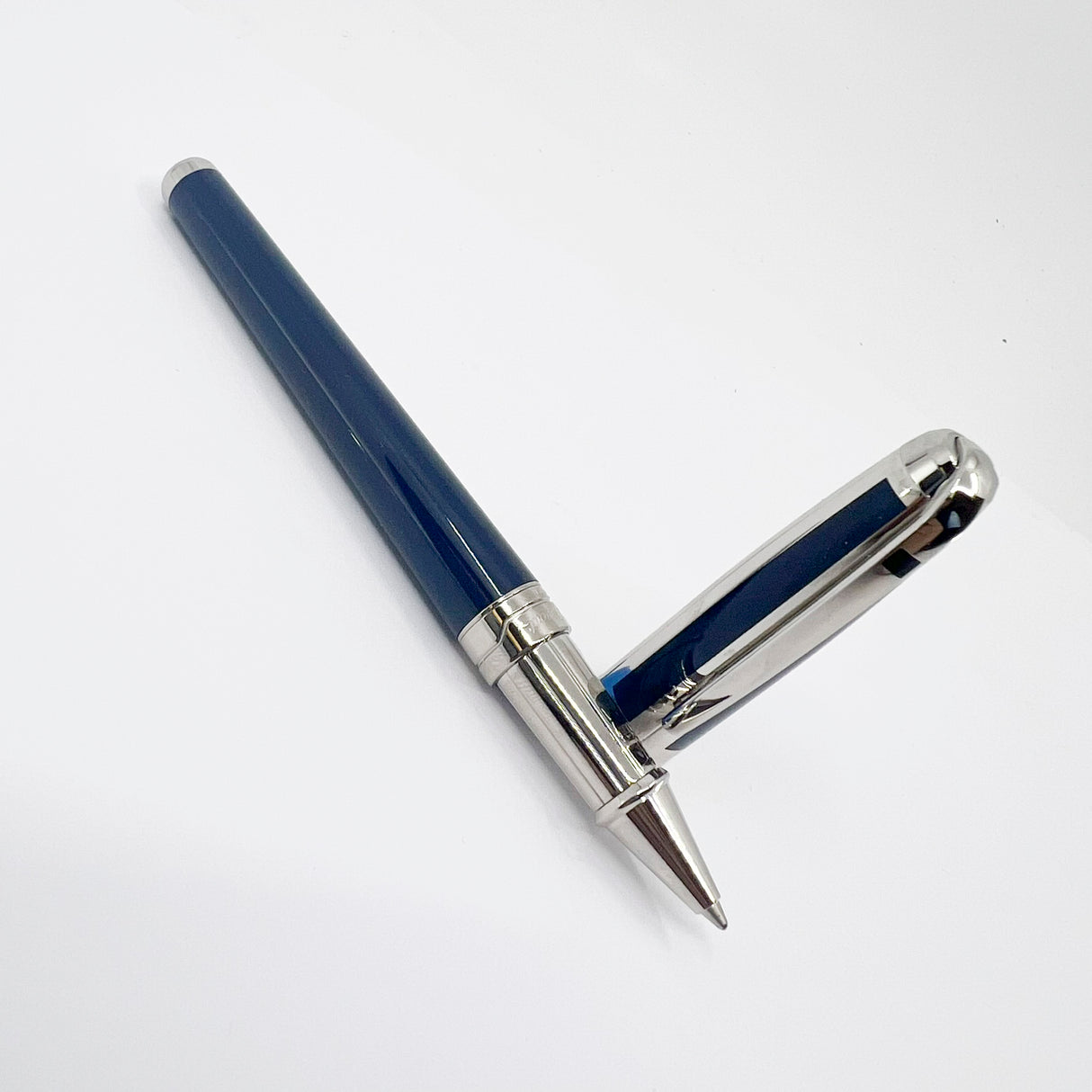 S. T. Dupont Grand Orpheo Theme Placed Midnight Blue Lacquer Rollerball