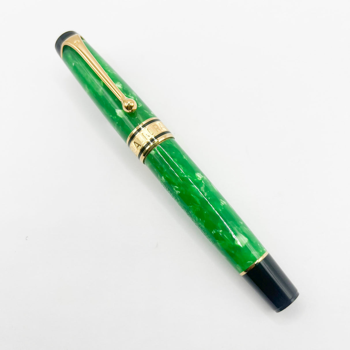 Aurora Optima Primavera Marbled Green Limited Edition Rollerball