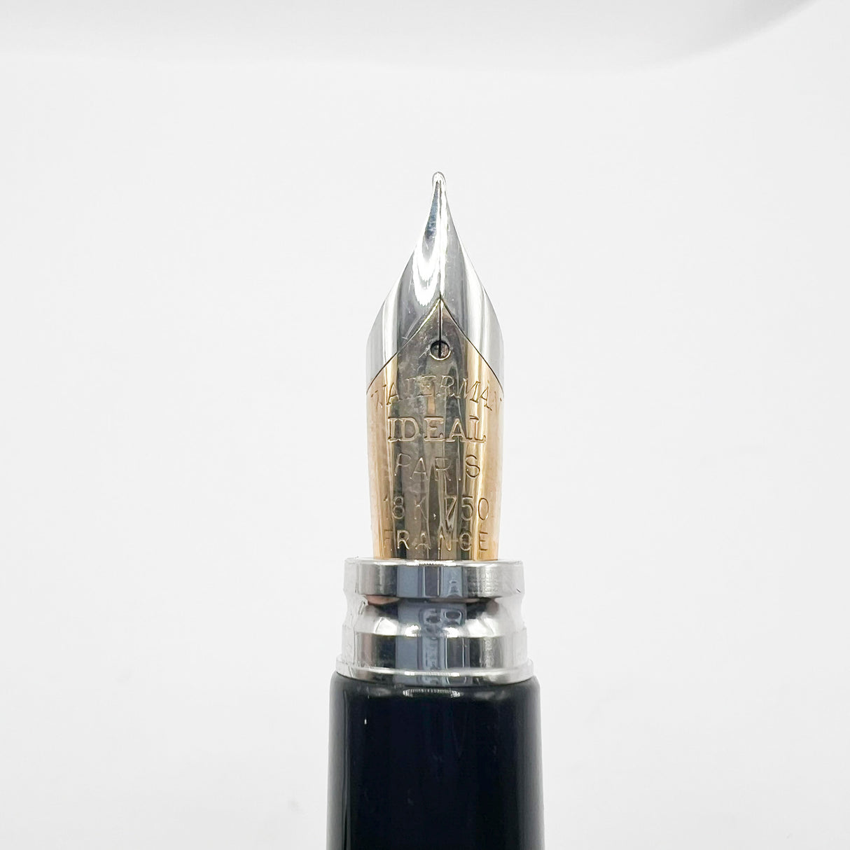 Waterman Night & Day Silver-Plated Fountain Pen - Fine 18kt Gold Nib