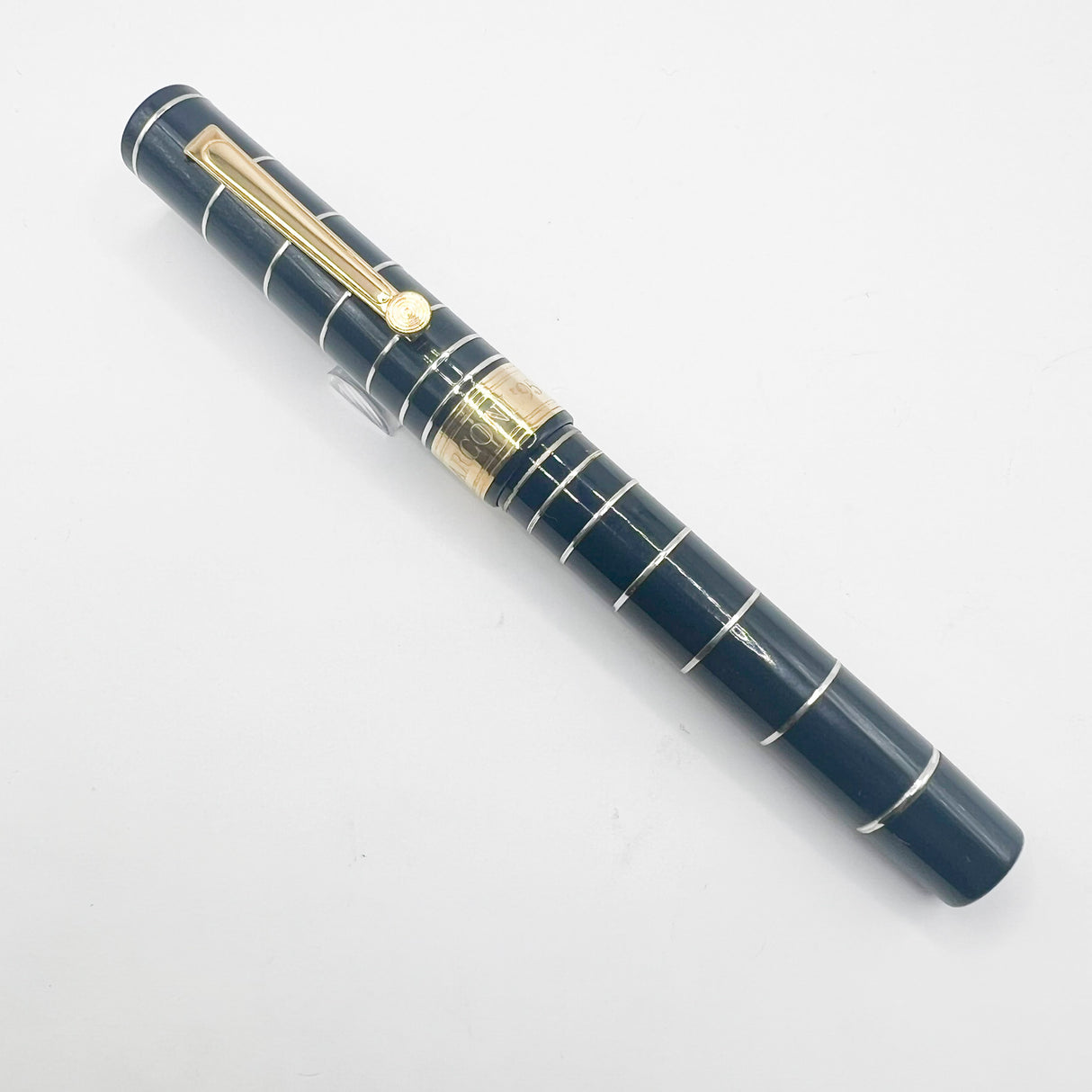 OMAS Dark Blue Marconi Limited Edition Fountain Pen - Fine 18kt Gold Nib