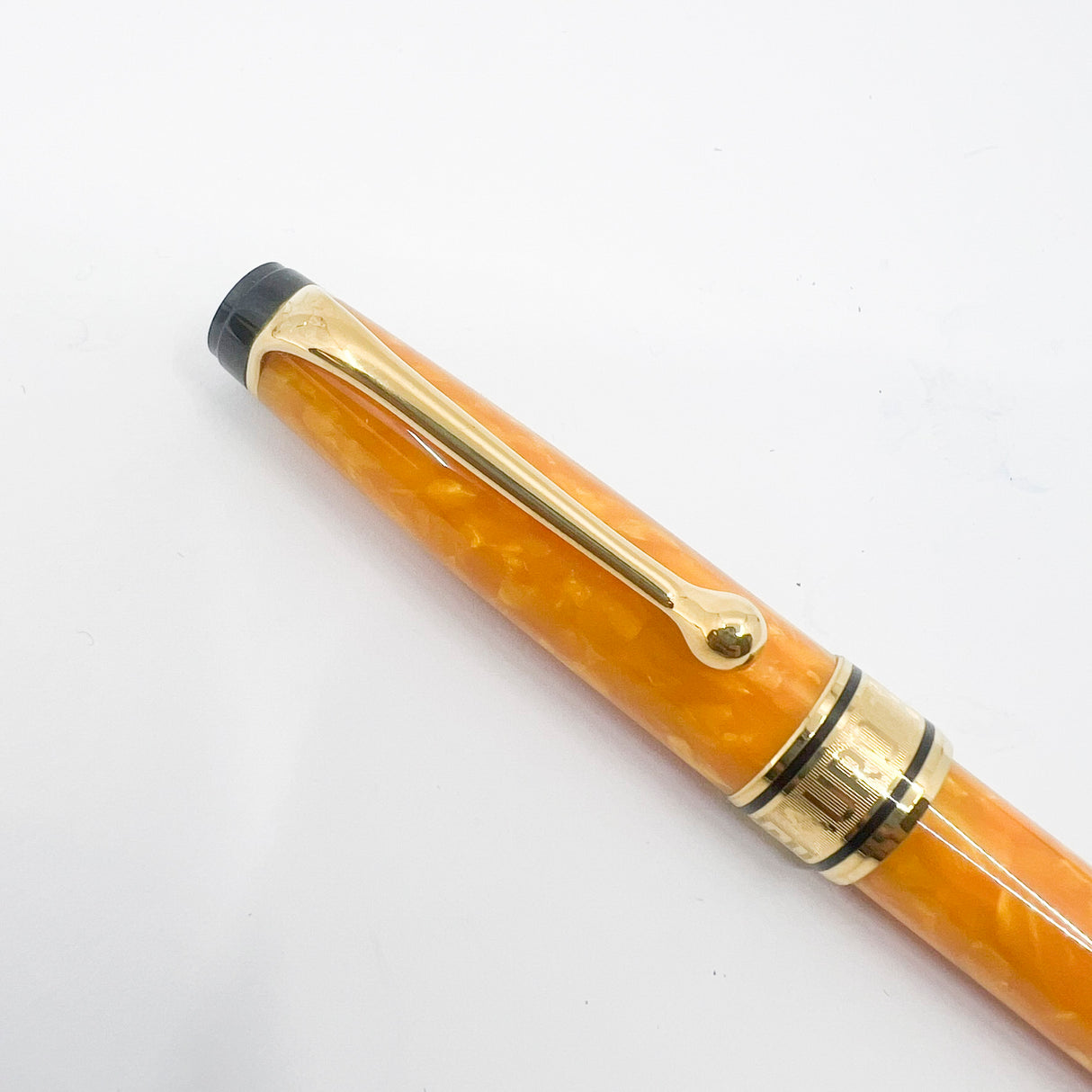 Aurora Sole Marbled Orange Limited Edition Ballpoint Pen