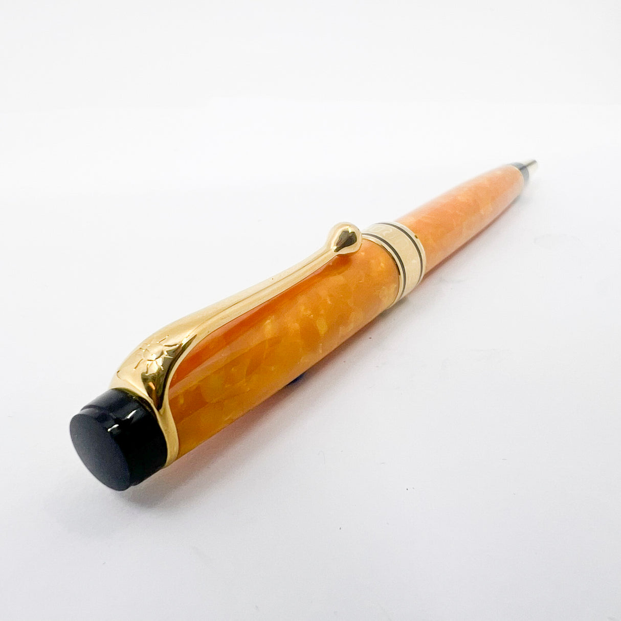Aurora Sole Marbled Orange Limited Edition Ballpoint Pen
