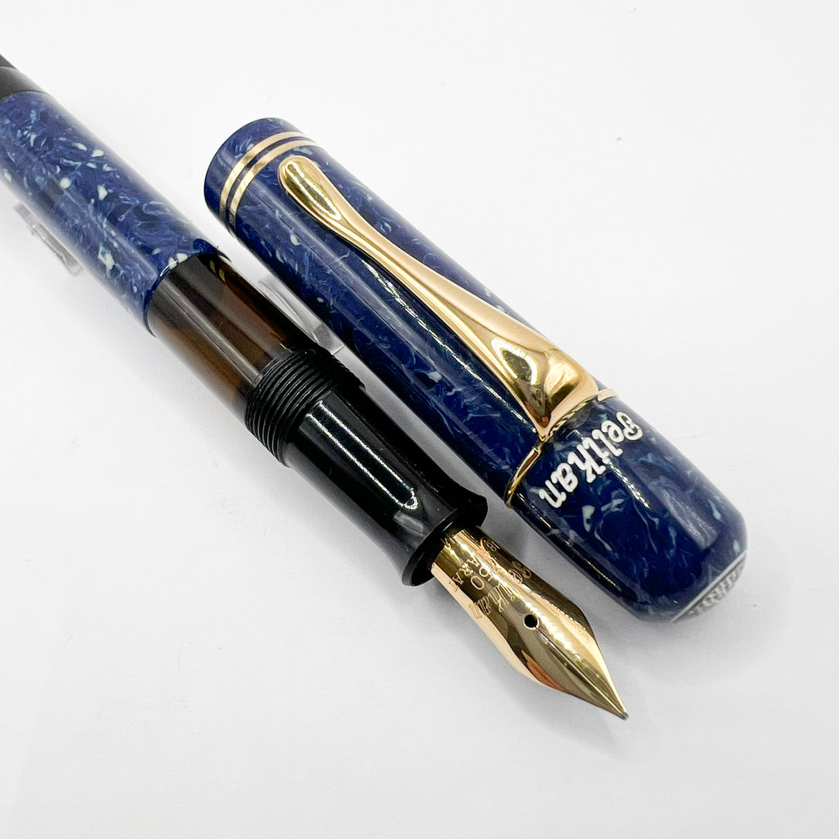 Pelikan Lapis Blue Celluloid (1935 Originals of their Time) Limited Edition Fountain Pen - Medium 18kt Gold Nib