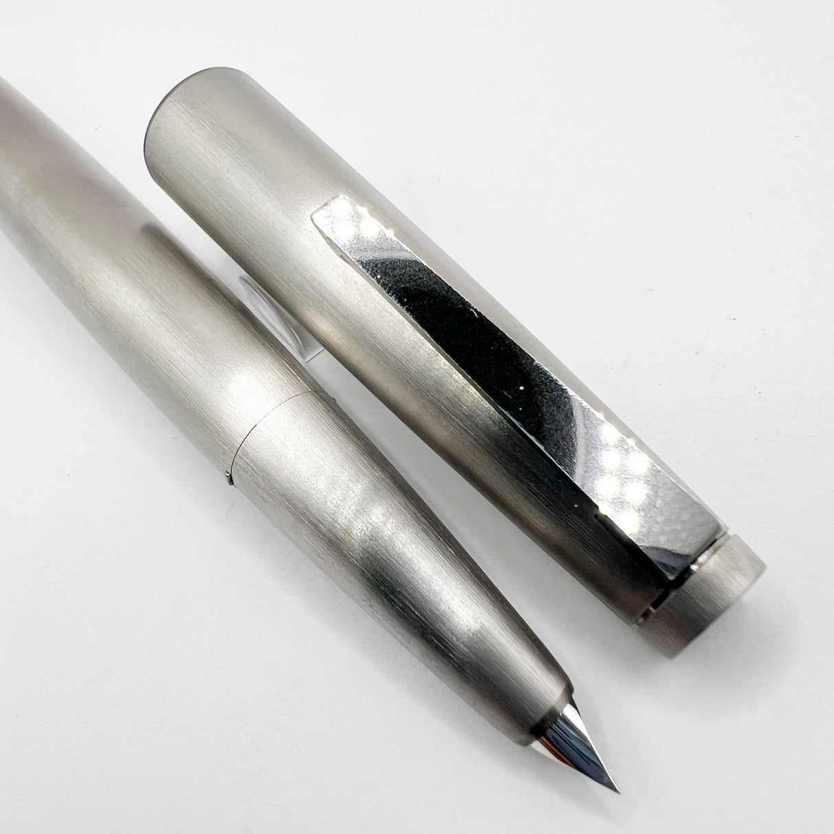 Lamy #2000 Matte Brushed Stainless Steel Fountain Pen - Fine 14kt Gold Nib