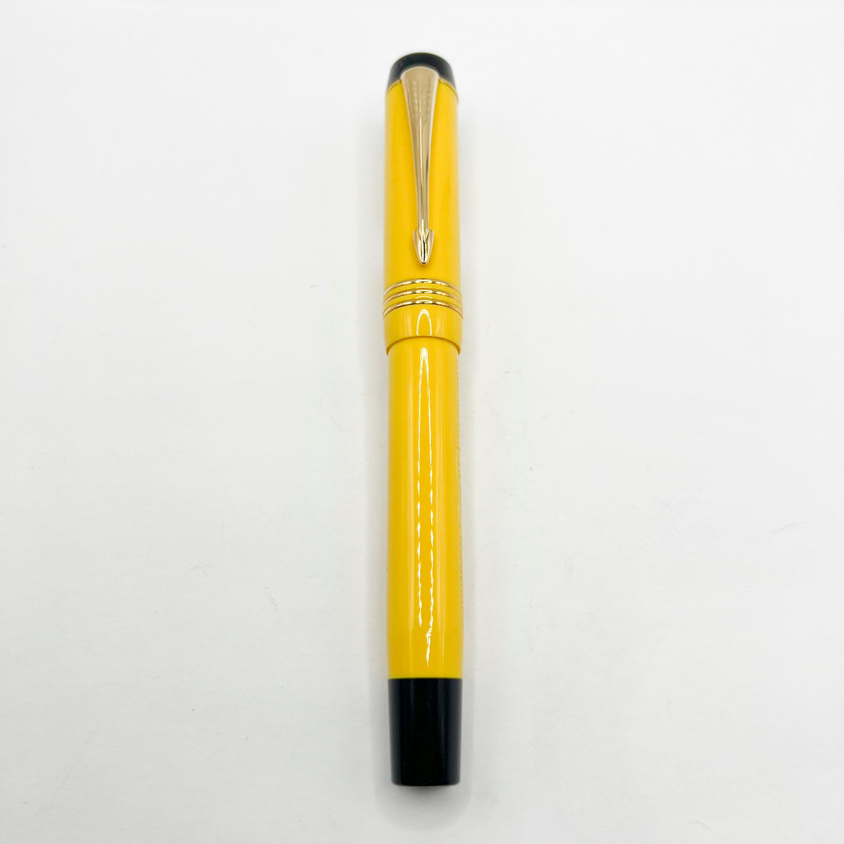 Parker Duofold Centennial Mandarin Yellow Limited Edition Fountain Pen (1995) - Medium 18kt Gold Nib